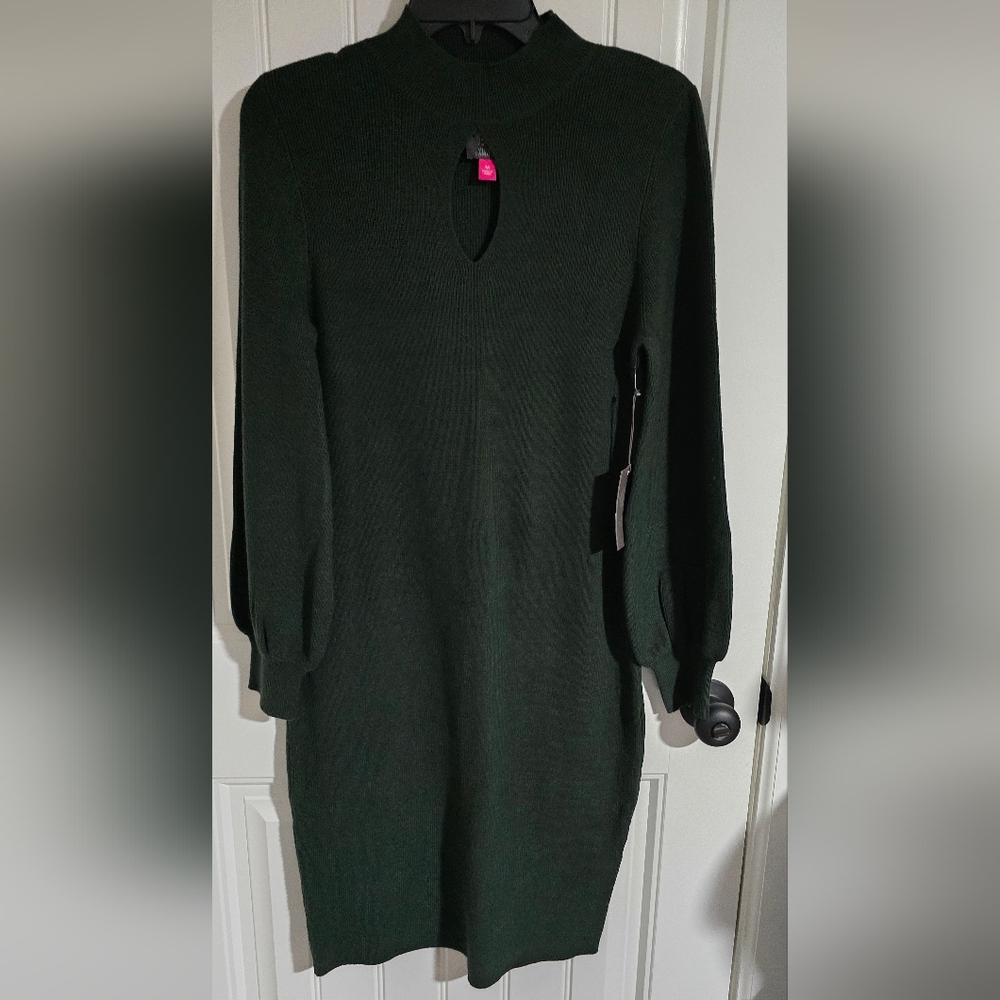 NWT Vince Camuto Green Knit Dress
